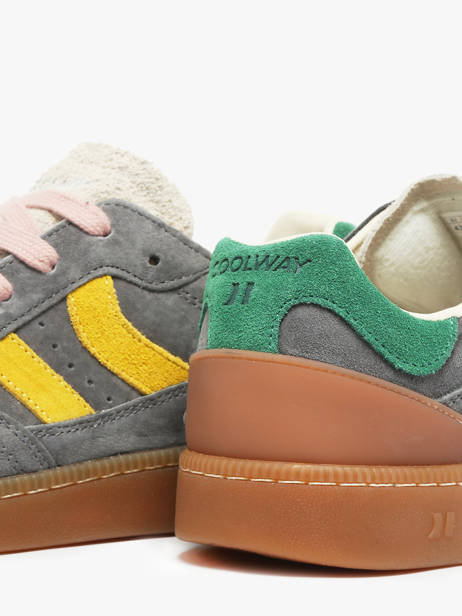 Sneakers Uit Leder Coolway Grijs men 86035950 ander zicht 3
